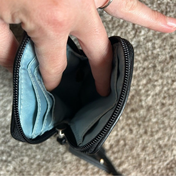 Coach Black and Gray Wristlet -rare - Picture 3 of 4